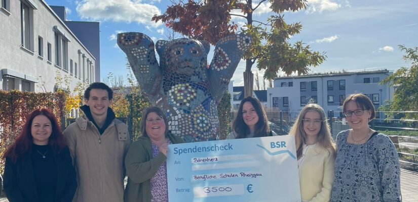 3500 Euro Spende an Bärenherz übergeben