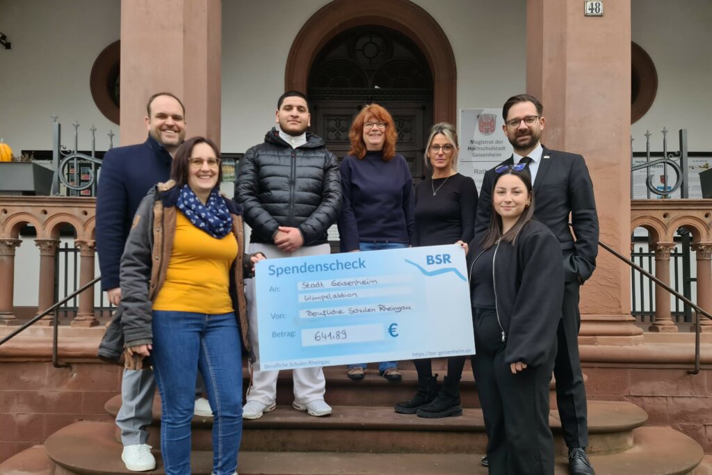 BSR unterstützen Wimpelaktion der Hochschulstadt Geisenheim